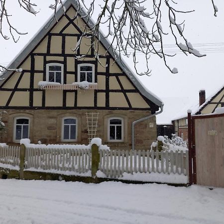 Romantisches Rosencottage Hofheim in Unterfranken Kültér fotó