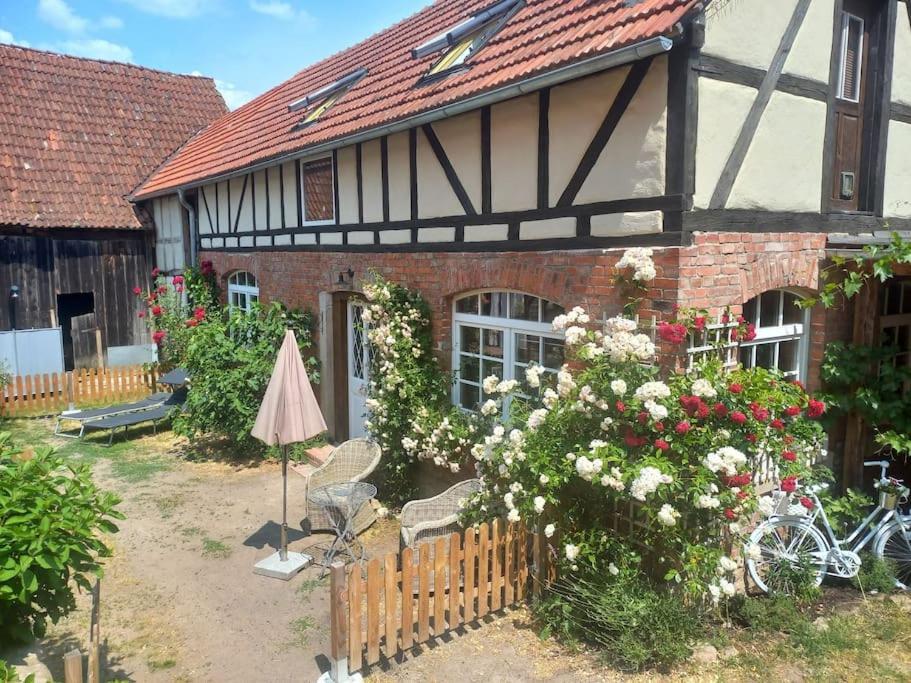 Romantisches Rosencottage Hofheim in Unterfranken Kültér fotó